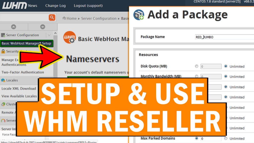How to Setup and use WHM Reseller