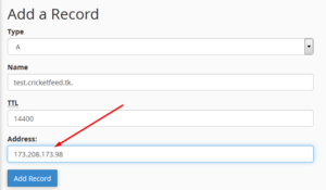 How to Create A Record in cPanel