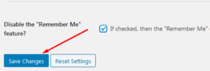 How to disable "Remember Me" option from WordPress login