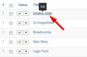 How to Add a Slider for a timeline in Joomla