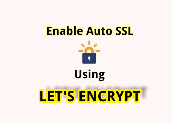 Enable auto SSL using let's encrypt from cpanel -redserverhost.com