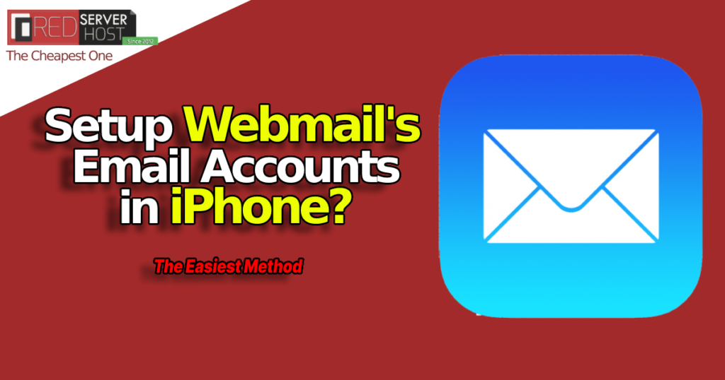 How to setup weebmails email account in iphone