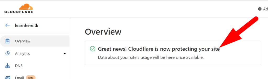 Cloudflare protecting your website -redserverhost
