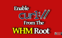Enable curl from the whm root