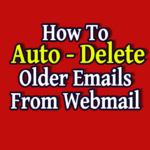 auto delete older emails form webmail with cron jobs
