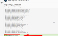 Database Repair Complete