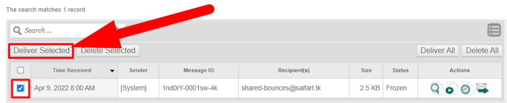 Deliver Multiple Emails at Once