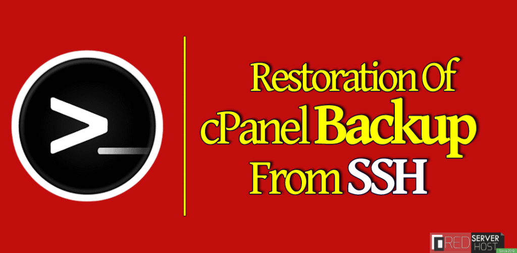 Restoring cPanel Backup From SSH