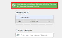Set a new cPanel password
