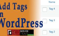 Add Tags in WordPress