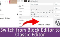 Switch From Block Editor to Classic Editor