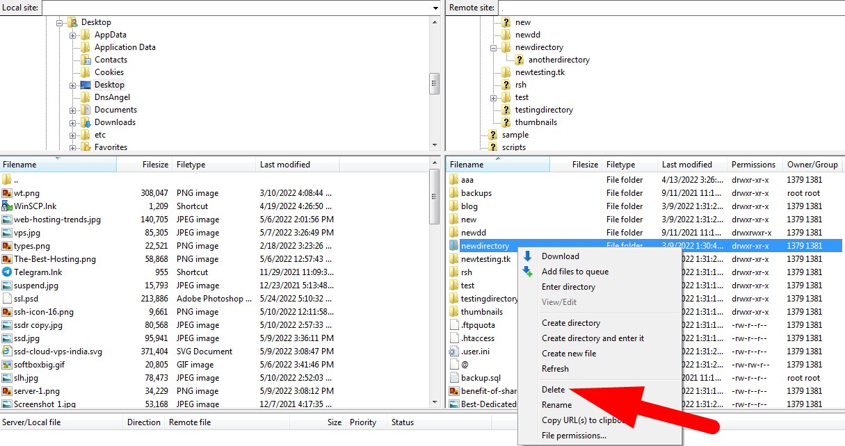 Delete File or Directory 