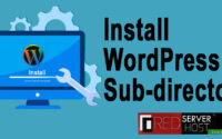 Install WordPress in Sub-domain.