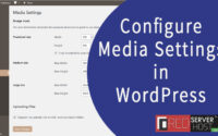 Configure WordPress Media Settings