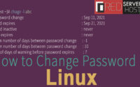 Change Password in Linux