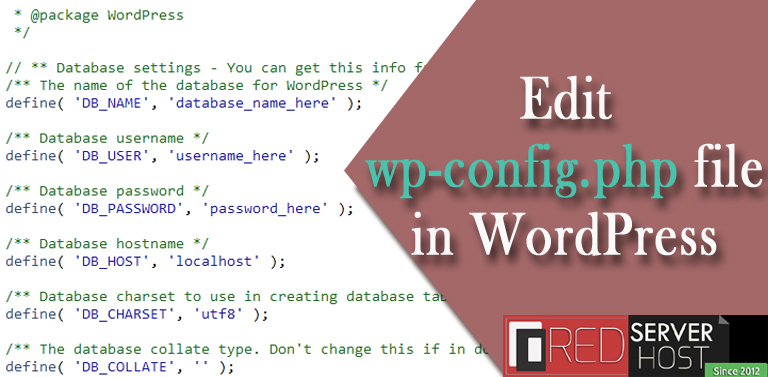 Steps to Edit wp-config.php file