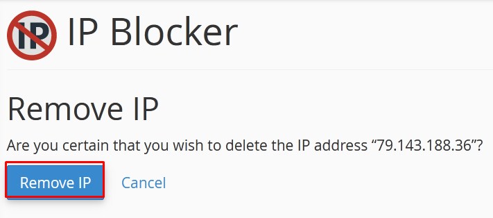 Remove IP