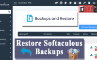 Restore Softaculous Backups